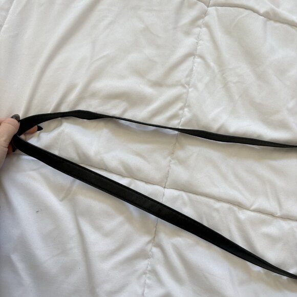 Vintage 90s Y2K Relic Crossbody Faux Leather Handbag Butterfly Black Boho Hippie - Picture 7 of 10